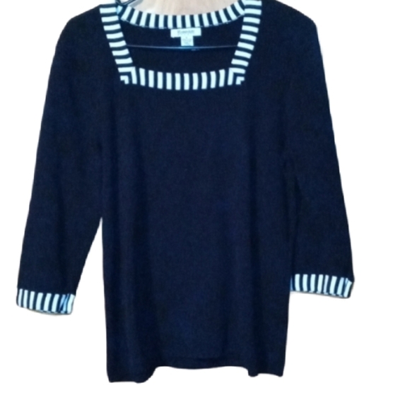 Hampshire Studio large blouse 3/4 inch sleeve - Picture 1 of 5